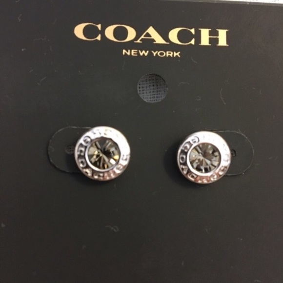 ❌SOLD NWT COACH Open Circle Stone Strand Earrings - Picture 3 of 8